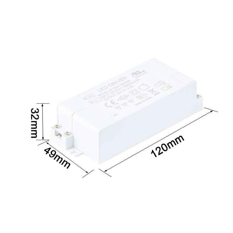 48W led驅動電源UL/CE認證12V4A/24V2A